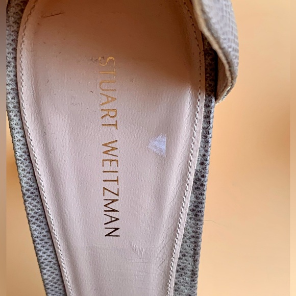 Stuart Weitzman NEARLYNUDE Block Sandal size 7.5 - Picture 7 of 9